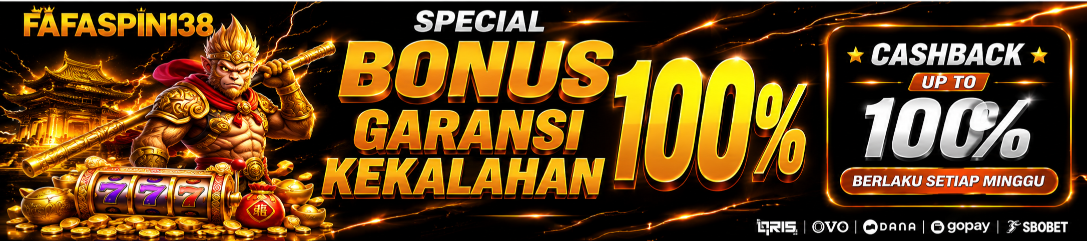 BONUS GARANSI KEKALAHAN 100%